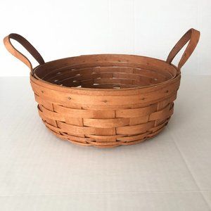 Longaberger Darning Basket with Plastic Protector